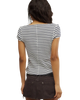 The Free People Womens Most Wanted Striped Cardi in Black & White