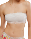 Spring Fever Bra in White Alyssum