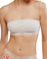 Spring Fever Bra in White Alyssum