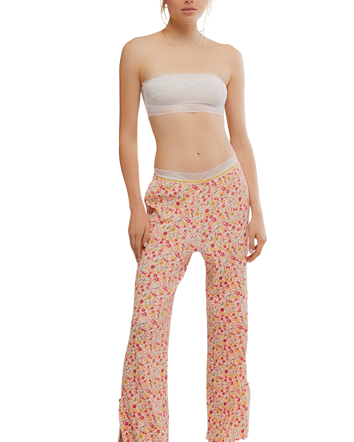 Spring Fever Bra in White Alyssum