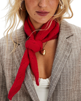 Essential Triangle Scarf in Red