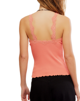 Spring Fever Cami Top in Coral Crimson