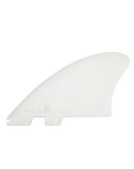 The FCS FCS II Retro Keel XL Twin Fins in White