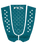 The FCS FCS T-3 Eco Traction Deck Grip in Tidal Teal