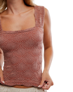 Love Letter Cami Top in Cinnamon Stick