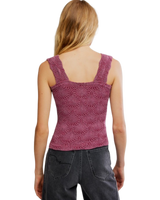 Love Letter Cami Top in Beet Red