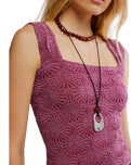 Love Letter Cami Top in Beet Red