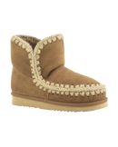 The Mou Womens Eskimo 18 Boots in Cognac & Antique Gold Buckle