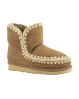 The Mou Womens Eskimo 18 Boots in Cognac & Antique Gold Buckle
