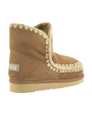 The Mou Womens Eskimo 18 Boots in Cognac & Antique Gold Buckle