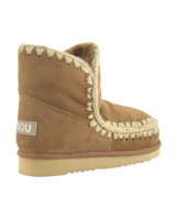 The Mou Womens Eskimo 18 Boots in Cognac & Antique Gold Buckle
