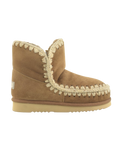 The Mou Womens Eskimo 18 Boots in Cognac & Antique Gold Buckle