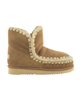 The Mou Womens Eskimo 18 Boots in Cognac & Antique Gold Buckle