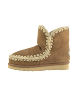 The Mou Womens Eskimo 18 Boots in Cognac & Antique Gold Buckle