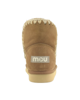 The Mou Womens Eskimo 18 Boots in Cognac & Antique Gold Buckle