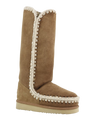 The Mou Womens Eskimo 40 Boots in Cognac & Antique Gold Buckle