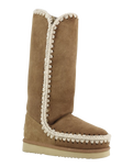 The Mou Womens Eskimo 40 Boots in Cognac & Antique Gold Buckle