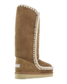The Mou Womens Eskimo 40 Boots in Cognac & Antique Gold Buckle