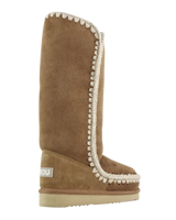 The Mou Womens Eskimo 40 Boots in Cognac & Antique Gold Buckle