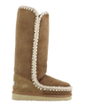 The Mou Womens Eskimo 40 Boots in Cognac & Antique Gold Buckle