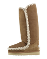 The Mou Womens Eskimo 40 Boots in Cognac & Antique Gold Buckle