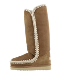 The Mou Womens Eskimo 40 Boots in Cognac & Antique Gold Buckle