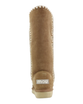 The Mou Womens Eskimo 40 Boots in Cognac & Antique Gold Buckle