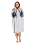 The Dryrobe Full-Zip Organic Towel Robe in Nimbus Cloud