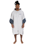 The Dryrobe Full-Zip Organic Towel Robe in Nimbus Cloud
