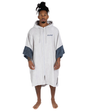 The Dryrobe Full-Zip Organic Towel Robe in Nimbus Cloud
