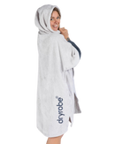 The Dryrobe Full-Zip Organic Towel Robe in Nimbus Cloud