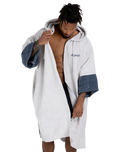 The Dryrobe Full-Zip Organic Towel Robe in Nimbus Cloud