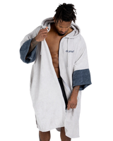 The Dryrobe Full-Zip Organic Towel Robe in Nimbus Cloud