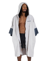 The Dryrobe Full-Zip Organic Towel Robe in Nimbus Cloud