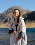 The Dryrobe Full-Zip Organic Towel Robe in Nimbus Cloud