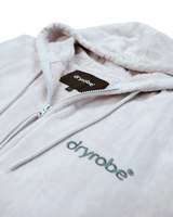 The Dryrobe Full-Zip Organic Towel Robe in Nimbus Cloud