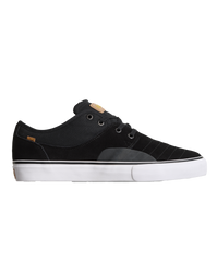 The Globe Mens Mahalo Plus Shoes in Black, Tan & White