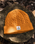 The Passenger Womens Fireside Cable Knit Beanie in Sunrise Orange