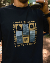 The Passenger Mens Snapshot T-Shirt in Black