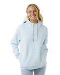The Rip Curl Womens Premium Surf Hoodie in Light Blue