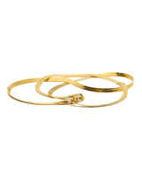 The Nalu Beads Shoreline Necklace in Gold