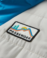 The Passenger Womens Ocean Insulated 1/2 Zip Jacket in Pebble Grey