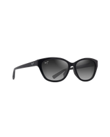 The Maui Jim Pūnono Polarised Sunglasses in Shiny Black & Neutral Grey
