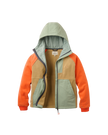 The Passenger Womens Alexander Full Zip Polartec Fleece Jacket in Biscuit