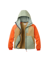 The Passenger Womens Alexander Full Zip Polartec Fleece Jacket in Biscuit