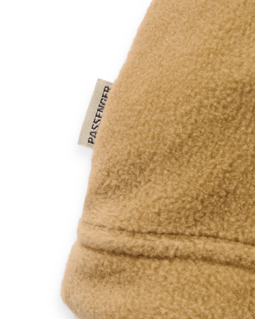The Passenger Womens Alexander Full Zip Polartec Fleece Jacket in Biscuit