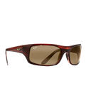 The Maui Jim Peahi Polarised Wrap Sunglasses in Tortoise & HCL Bronze