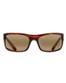 The Maui Jim Peahi Polarised Wrap Sunglasses in Tortoise & HCL Bronze