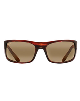 The Maui Jim Peahi Polarised Wrap Sunglasses in Tortoise & HCL Bronze