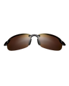 The Maui Jim Ho'okipa Sunglasses in Gloss Black
